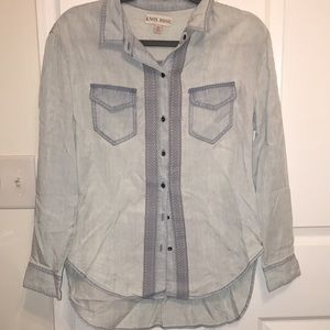 Lace up Knox Rose jean Tunic top